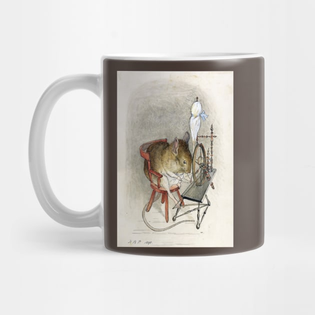 Mouse Spinning - Beatrix Potter by forgottenbeauty